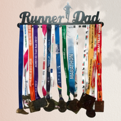 Picture of Runner Dad Medal Hanger